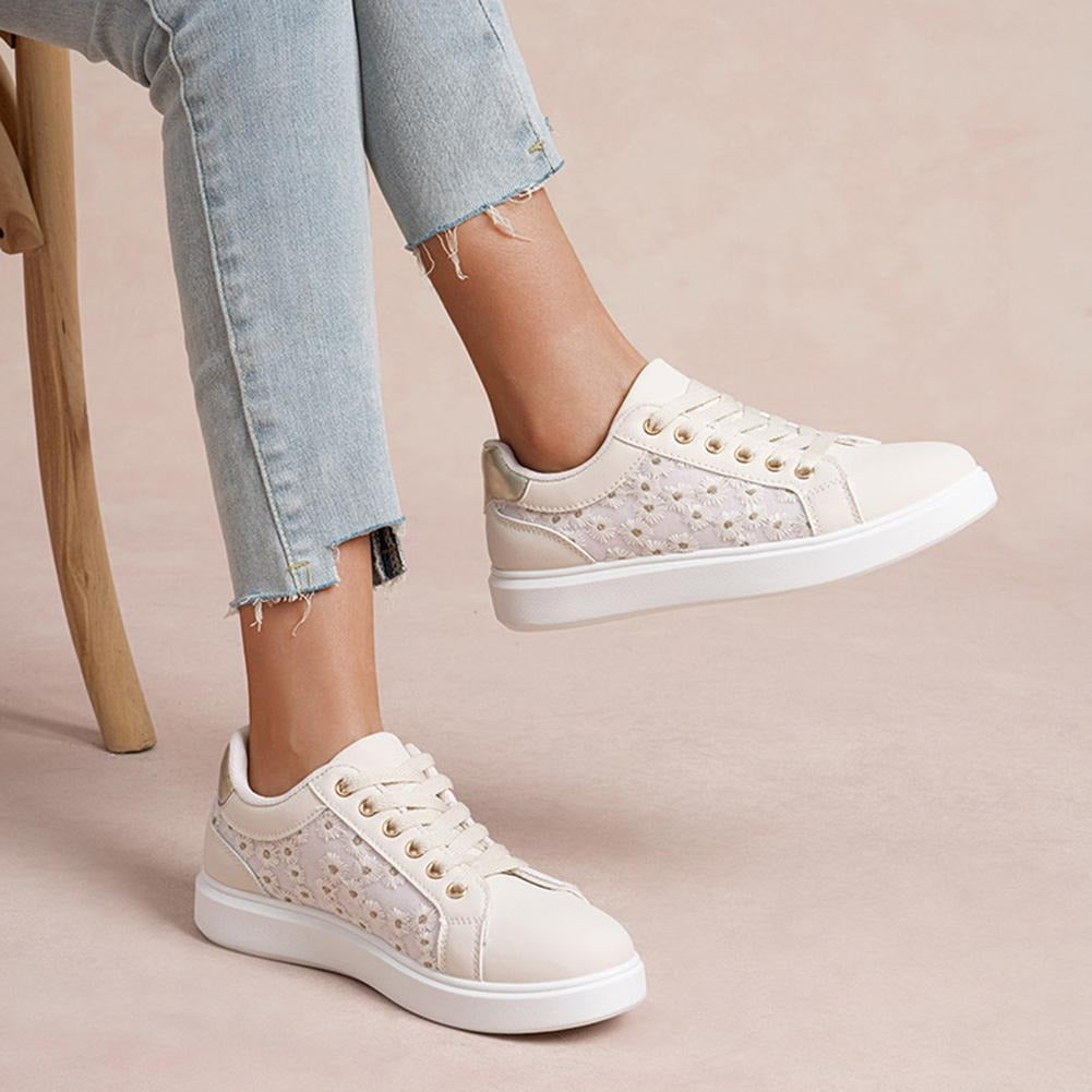 ZURISH Beige Trainers Mid Top Nubuck Lace Up Shoes