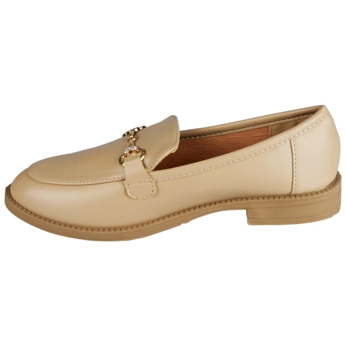 GABRIELA Khaki Smart Work Comfy Cushioned School Loafers