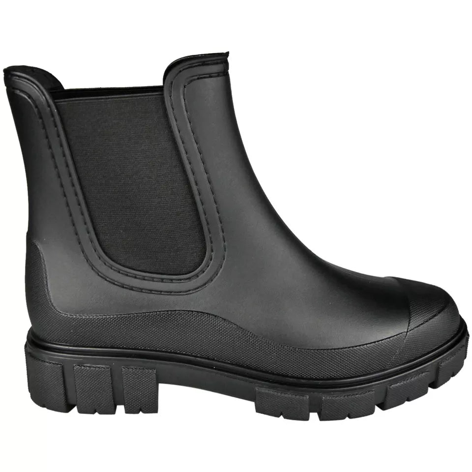 EMMIE BLACK Ankle Snow Rain Pull On Boots