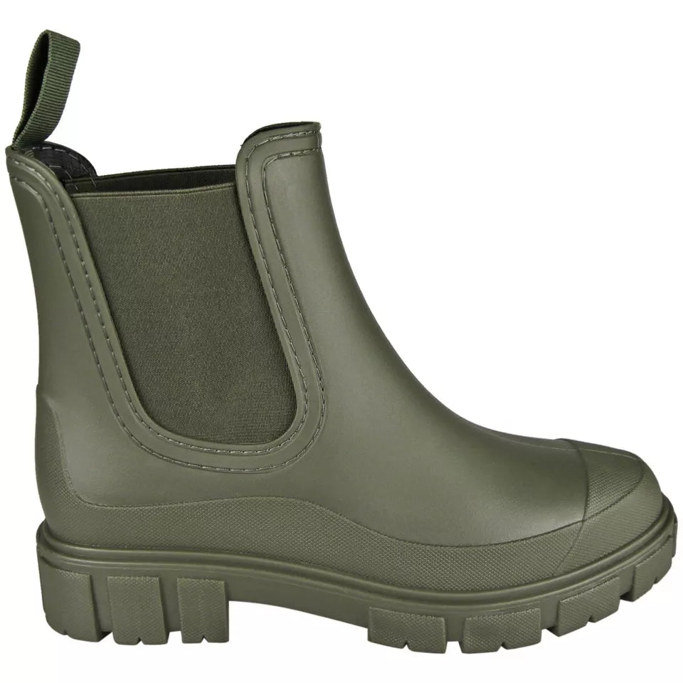 EMMIE GREEN Ankle Snow Rain Pull On Boots